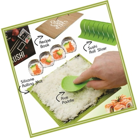 Roll Model Sushi Diy Sushi Making Kit With Silicone Rolling Mat