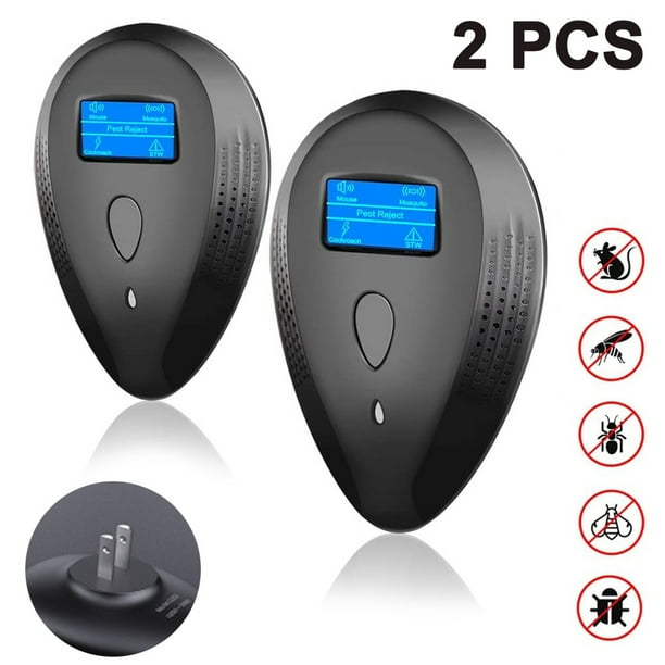 2 Pack Ultrasonic Pest Repeller, Plug In Bug Repeller Device Pest