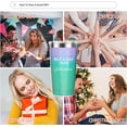 thumbnail image 2 of Not A Day Over Fabulous - 20 Oz Stainless Steel Insulated Tumbler Cup with Lid- 21st 30th 40th 50th 60th 70th Birthday Gifts for Women Her Mom Grandma Friend Gift Ideas (Multicolor), 2 of 6