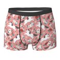 thumbnail image 6 of Men's Boxer Briefs, Cartoon Cute Horse Rose Daisy Soft Comfy Mens Underwear Boxer Briefs Breathable With Widen Waist, 6 of 7