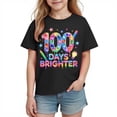 thumbnail image 1 of Camisetas de Manga Corta Linda con Impresión Gráfica Linda para la Temporada Escolar de las Niñas Camisetas de Manga Corta para el Juego Casual Y los Trajes Familiares, 1 of 9