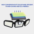 thumbnail image 4 of Labymos Outdoor Wall-Mounted COB LED Lamp Solar Powered Motion Sensor Lights Motion-Activated Adjustable Angle Waterproof Street Lamp for Yard Garden Pathway, 4 of 7