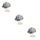 thumbnail image 4 of Vogacara Peluca Traje de personaje Temperamental Postizo Buena elasticidad Buena elasticidad Toupee Periwig Toque cómodo para Old Lady Grey Gris 3piezas Vogacara CBP252302, 4 of 6