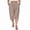 Khaki, variant on Kinrui Womens Summer Capris Casual Elastic Waist Tapered Pants Summer Crop Lounge Trousers with Pockets Khaki 2XL