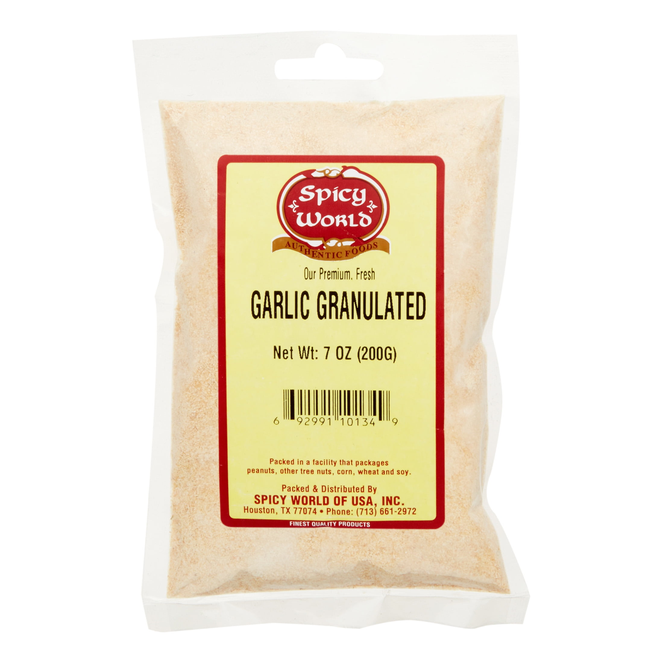 Spicy World Garlic Granulated, 7 Oz