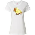 thumbnail image 3 of Inktastic Easter Duck Triceratops Women's T-Shirt, 3 of 5