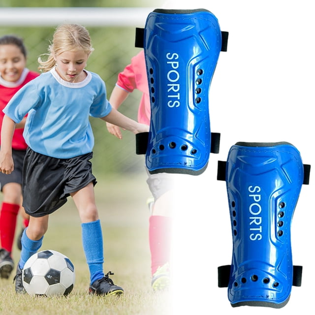 1 par de espinilleras para niños, espinilleras de fútbol de alta resistencia para niños, espinilleras de fútbol, protectores de piernas, Protector de seguridad deportivo