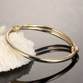 thumbnail image 4 of Adjustable Copper Bracelet Fashion Kids Jewelry Creative Bracelet Push-pull Open Bangle (Golden), 4 of 8