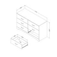 thumbnail image 4 of South Shore Furniture South Shore Step One 6-Drawer Double Dresser, Pure White, 4 of 8