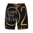 thumbnail image 4 of Lsque Mens Swim Trunks 2025 New Year New Pattern - Bathing Suit Compression Liner - Beach Swim Shorts Swimwear - (S-3XL) - Stretch Quick Dry -3X-Large, 4 of 9