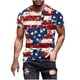 thumbnail image 2 of Tops para hombre, blusas y camisas de manga corta con cuello redondo para hombre, jersey informal con cuello redondo estampado para hombre, pantalones cortos deportivos para fitness, blusa de poliéste, 2 of 5