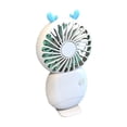 thumbnail image 1 of Naiovety El ventilador de mano compacto con base para un versátil se puede utilizar para múltiples propósitos. Velocidad del viento Electrodomésticos blanco, 1 of 6