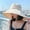 Beige, variant on Wide Brim UPF 50+ Sun Hat Women Anti-UV Protection Hiking Fisherman Cap Fold Summer Solid Beach Bucket Hat Gorra 모자