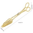 thumbnail image 3 of Bread Clip, Easy To Clean Bread Tongs, Durable Zinc Alloy BBQ Bread Food Cake Tong For Home Kitchen, 3 of 8