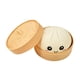 thumbnail image 2 of Bola de masa antiestrés, bollo relleno al vapor divertido para niños y adultos con vaporera Beige Blanco, 2 of 9