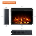 thumbnail image 5 of WAMPAT 23" Electric Fireplace Insert with Remote Control, Recessed & Wall Mounted Fireplace Heater, Adjustable Flame Brightness & Timer, Overheating Protection, 1400W, 5 of 8