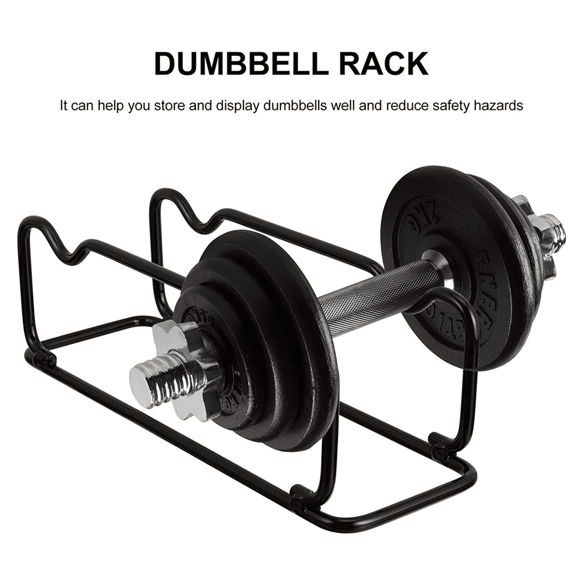2X Small Dumbbell Stand Rack, Barbell Holder, Dumbbell Rack, Dumbbell Steel Rack Dumbbell Barbell Storage Rack