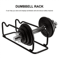 thumbnail image 2 of 2X Small Dumbbell Stand Rack, Barbell Holder, Dumbbell Rack, Dumbbell Steel Rack Dumbbell Barbell Storage Rack, 2 of 6