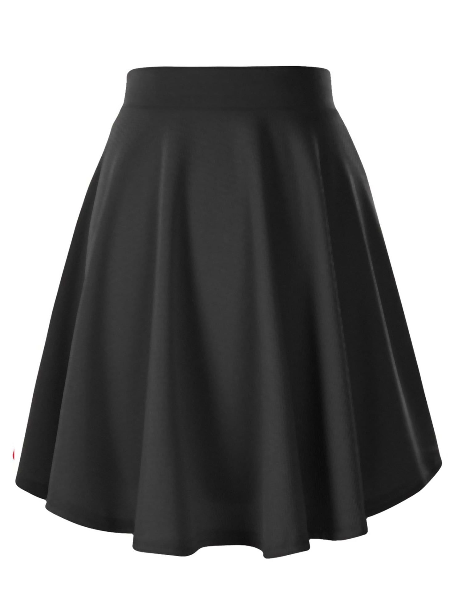 SpringTTC Women Casual Flared Pleated Skater Mini Skirt