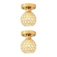 thumbnail image 1 of Luz de Techo Cristal Moderna Matsuzay 2piezas Estilo B, 1 of 1