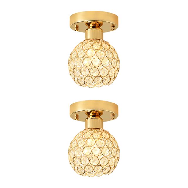 Luz de Techo Cristal Moderna Matsuzay 2piezas Estilo B