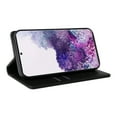 thumbnail image 6 of Wallet Phone Case for Samsung Galaxy S20 Plus 5G, Kickstand and 2 Card Slots, Shockproof and Scratch Resistant, Black, 6 of 15