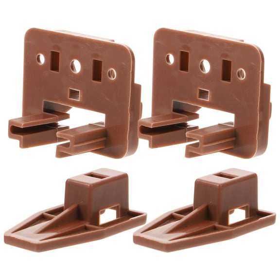 HOMEMAXS 2Sets Durable Use Drawer Repair Kit Undermount Drawer Slides Stopper for