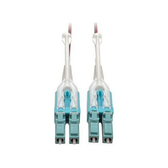 Tripp Lite 1M 10Gb Duplex Multimode Fiber Patch Cable 50/125 OM4 LC/LC LSZH (n821-01m-mg-t)
