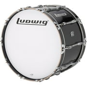 Ludwig Ultimate Marching Bass Drum - Black 18 in.