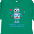 thumbnail image 4 of Inktastic Robot Geared Up Kindergarten Boys or Girls Long Sleeve Toddler T-Shirt, 4 of 5