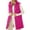 Quilted Jacket - Hot Pink, variant on Xdegoge Women's Long Quilted Vest Zip Up Stand Collar Sleeveless Hooded Puffer Jackets with Pockets 2025 Winter Trendy Thermal Padded Jacket