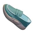 thumbnail image 4 of Chaussures Décontractées pour Femmes Confortables à Enfiler Chaussures de Marche Légères Mode pour Intérieur Extérieur Vert 35, 4 of 8