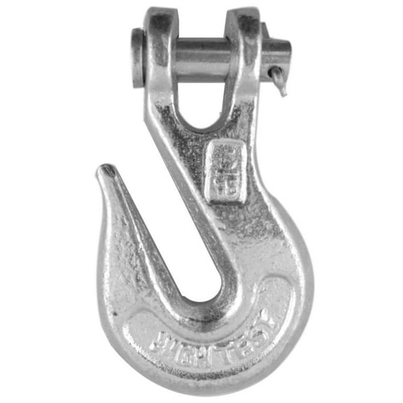 ToolUSA 5/16" (0.8 cm) Clevis Grab Hook | Industrial-Grade | Secure Grip | Multipurpose Towing, Logging, Rigging Hardware