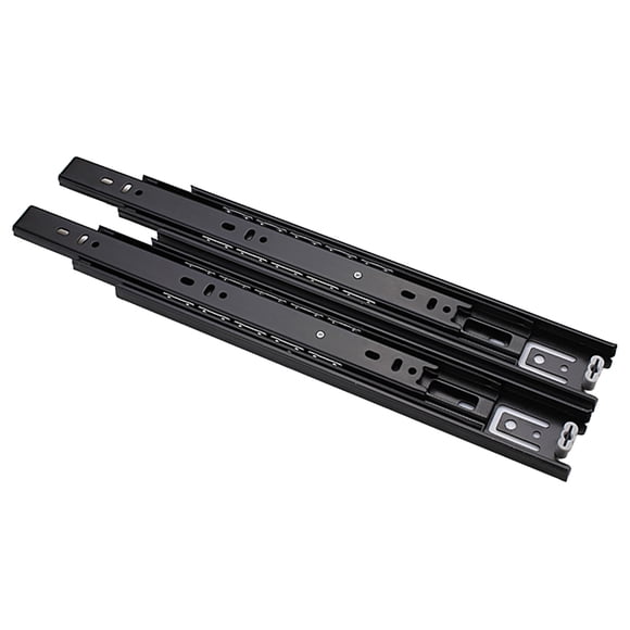 Paquete de 2 Guías Deslizantes para Cajón Colco con Rodamiento de 30cm Negro