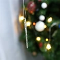 thumbnail image 6 of FNGZ Hangs Clearance Clear Glass Icicle Christmas Ornament Set of 24 Clear, 6 of 9