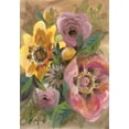 thumbnail image 2 of Talent, Kelley 11x14 White Modern Wood Framed Museum Art Print Titled - Peony Rose Bouquet, 2 of 4