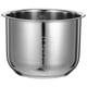 thumbnail image 1 of Olla interior de acero inoxidable para olla arrocera eléctrica de 2,5 l, accesorio de repuesto universal, multifuncional para cocinar al vapor, hervir y más., 1 of 8