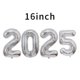 thumbnail image 1 of Juego de 5 globos grandes 2025 - Suministros para fiestas de Nochevieja Globos 2025 dorados - Decoraciones de Año Nuevo 2025 - Globos de Año Nuevo 2025, 1 of 5
