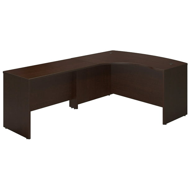 Bush Business Furniture 60wx43d Left Hand Bow Front L Shaped Desk W 48w Return Mocha Cherry Sre028mr Com Bush Business Furniture 60wx43d Left, Left Hand Desk Return