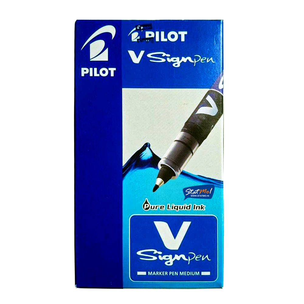 Pilot V Sign Blue Pen 12 Count