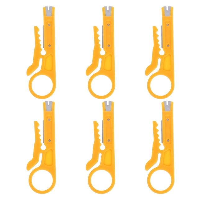 IFANLANDOR 6Ud Pinzas Pelacables Amarillas Para Electricidad Y Corte Con Ergonómico