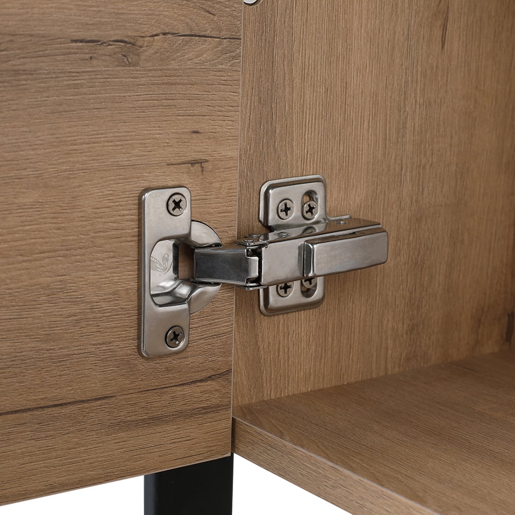 Kepooman 59" Bathroom Vanity, Modern Floating Bathroom Cabinet with Doors and Drawer, Imitative Oak Kepooman 59" Bathroom Vanity, Modern Floating Bathroom Cabinet with Doors and Drawer, Imitative Oak