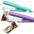 thumbnail image 1 of 2 PACK Mini Scelleuse de Sacs, Scelleuse Alimentaire Portative pour Stockage Alimentaire, Machine de Scellage Intelligente Portable avec Câble d'Alimentation de 45” pour Sacs à Puces, Sacs en Plastique, Sacs à Collations, 1 of 5