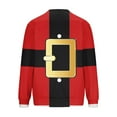 thumbnail image 5 of Feancey Daily Sales Funny Holiday Sweatshirts for Men Santa Claus Ugly Sweater Xmas Casual Long Sleeve Crewneck Pullover Sweatshirt Fall Winter Tops Black M, 5 of 5
