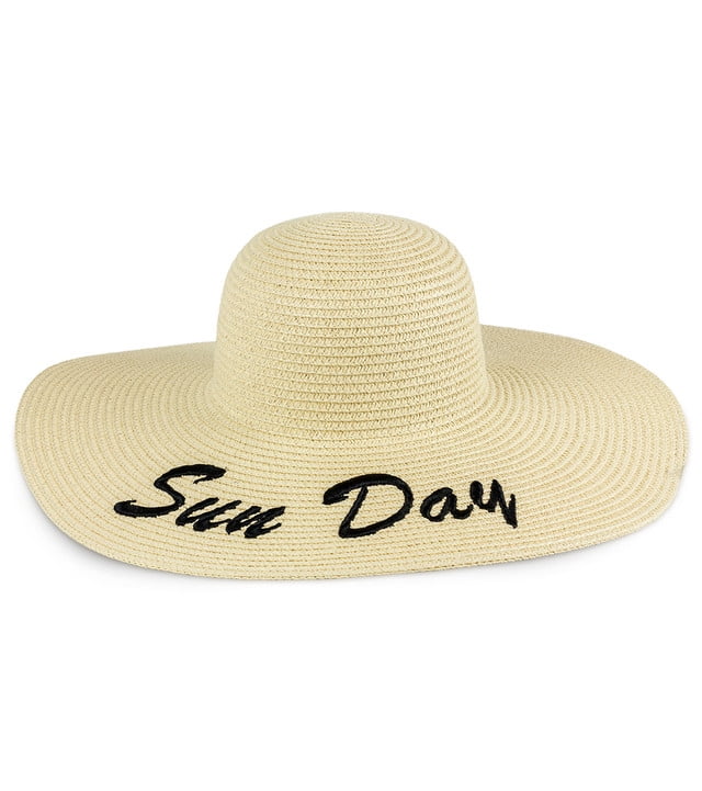 Straw Floppy Sun Hat 