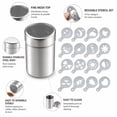 thumbnail image 3 of 16 Piece Coffee Stencil Set with Stainless Steel Powder Shakers for Latte, Cappuccino and Cupcake Decoration, TIKA, 3 of 7