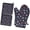Pioneer Flower Floral-3, variant on Pioneer Flower Floral Print Pattern 2-Pack Oven Mitts Set, Heat Resistant Kitchen Gloves, 7.7" X 12"