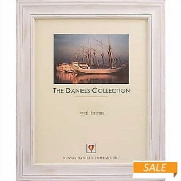 Distressed White Wood Finish 12x18 frame by Dennis Daniels - 12x18