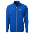 thumbnail image 2 of Men's Cutter & Buck Royal San Jose State Spartans Big & Tall Adapt Eco Knit Hybrid Recycled Full-Zip Jacket, 2 of 3