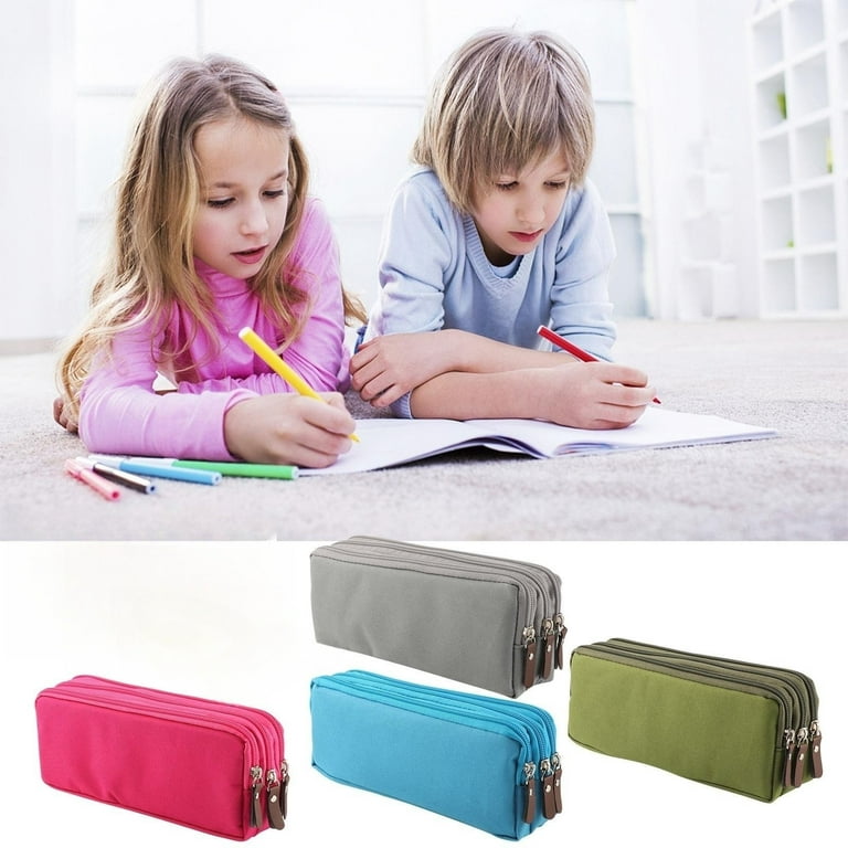 Livhil Pencil Case Large Capacity Pencil Pouch Handheld Pen Bag, Kids Pencil Case Pencil Box for Kids, Pencil Case for Girls Cute Pencil Pouch for